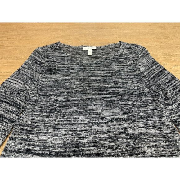 Eileen Fisher Woman’s Gray Sweater Organic Linen Size XS - Picture 2 of 8